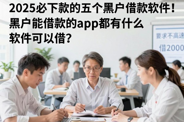 2025必下款的五个黑户借款软件!黑户能借款的app都有什么软件可以借?借2000要求不高速看
