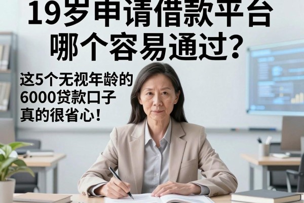 19岁申请借款平台哪个容易通过？这5个无视年龄的6000贷款口子真的很省心！