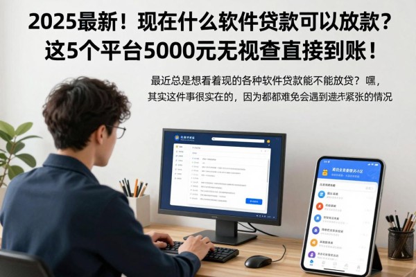 2025最新！现在什么软件贷款可以放款？这5个平台5000元无视查直接到账！