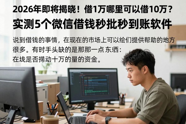 2026年即将揭晓!借1万哪里可以借10万?实测5个微信借钱秒批秒到账软件