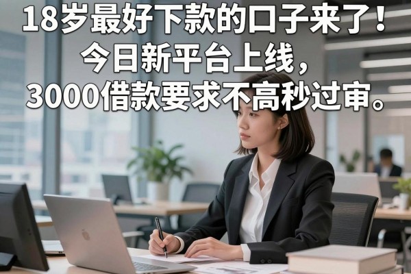 18岁最好下款的口子来了!今日新平台上线,3000借款要求不高秒过审