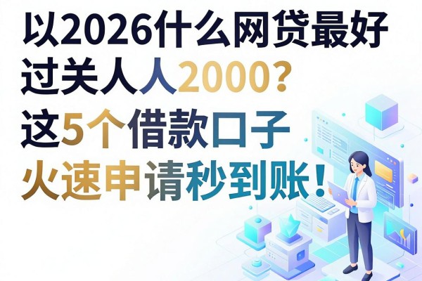 2026什么网贷最好过关人人2000？这5个借款口子火速申请秒到账！