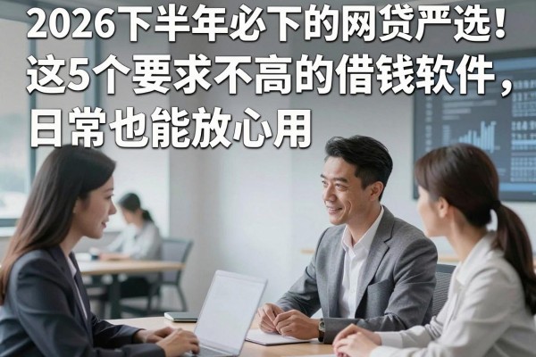 2026下半年必下的网贷严选！这5个要求不高的借钱软件，日常也能放心用