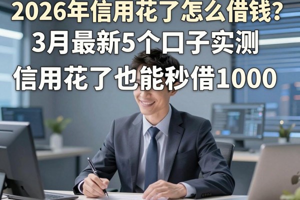 2026年信用花了怎么借钱?3月最新5个口子实测,信用花了也能秒借1000!