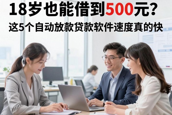 18岁也能借到500元?这5个自动放款贷款软件速度真的快