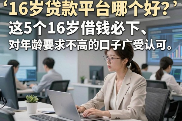 16岁贷款平台哪个好?这5个16岁借钱必下、对年龄要求不高的口子广受认可