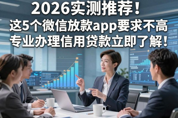 2026实测推荐!这5个微信放款app要求不高,专业办理信用贷款立即了解