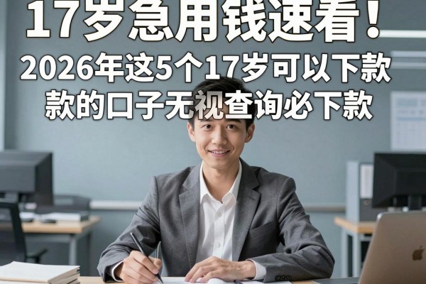 17岁急用钱速看!2026年这5个17岁可以下款的口子无视查询必下款