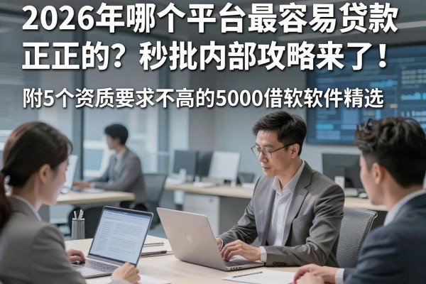 2026年哪个平台最容易贷款正规的？秒批内部攻略来了！附5个资质要求不高的5000借款软件精选