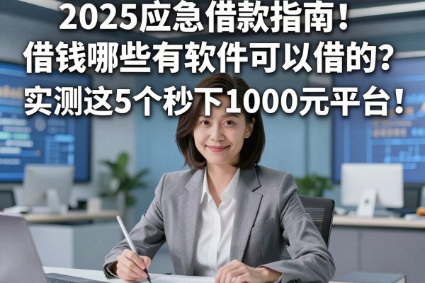 2025应急借款指南!借钱哪些有软件可以借的?实测这5个秒下1000元平台