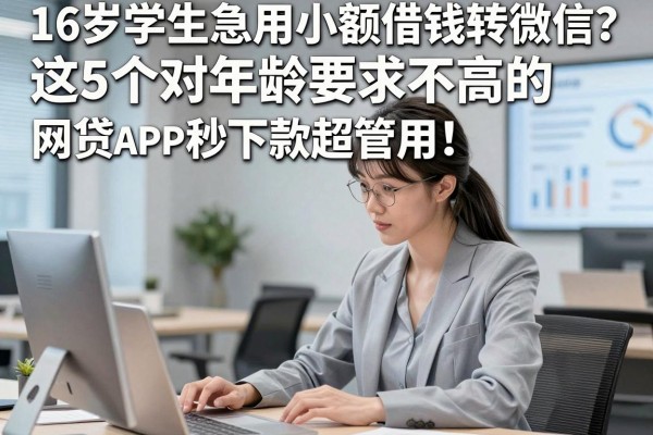 16岁学生急用小额借钱转微信?这5个对年龄要求不高的网贷APP秒下款超管用!
