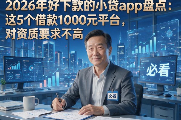 2026年好下款的小贷app盘点：这5个借款1000元平台，对资质要求不高，必看！