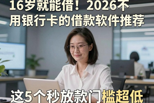 16岁就能借！2026不用银行卡的借款软件推荐，这5个秒放款门槛超低