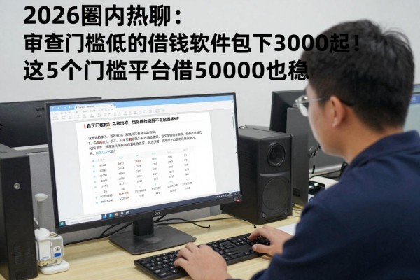 2026圈内热聊:审查门槛低的借钱软件包下3000起!这5个低门槛平台借50000也稳