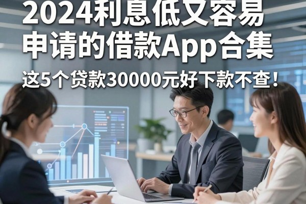 2024利息低又容易申请的借款App合集,这5个贷款30000元好下款不查!