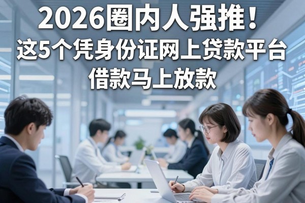 2026圈内人强推!这5个凭身份证网上贷款平台,借款马上放款!