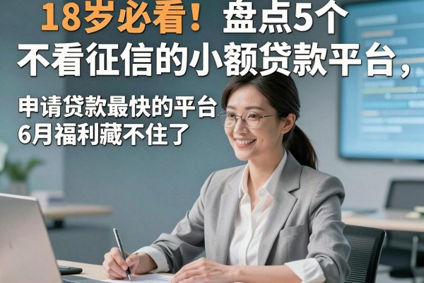 18岁必看!盘点5个不看征信的小额贷款平台,申请贷款最快的平台6月福利藏不住了
