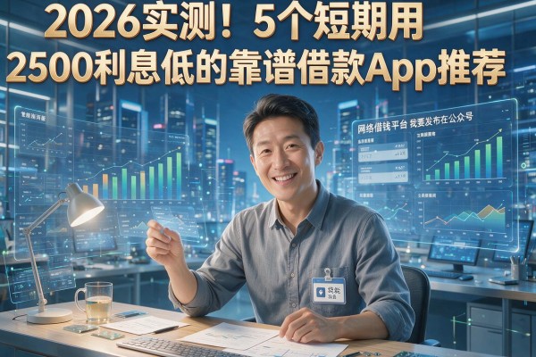 2026实测！5个短期用2500利息低的靠谱借款App推荐