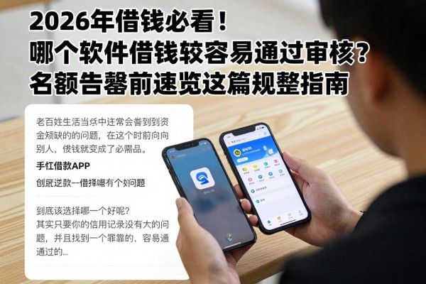 2026年借钱必看!哪个软件借钱比较容易通过审核?名额告罄前速览这篇规整指南