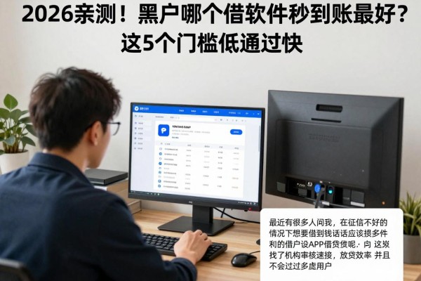 2026亲测！黑户哪个借钱软件秒到账最好？这5个门槛低通过快