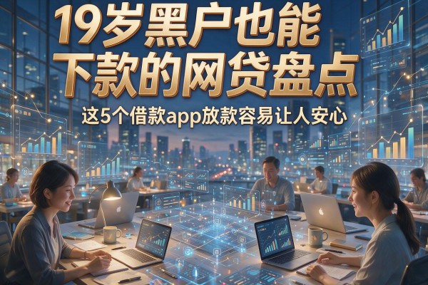 19岁黑户也能下款的网贷盘点，这5个借款app放款容易让人安心