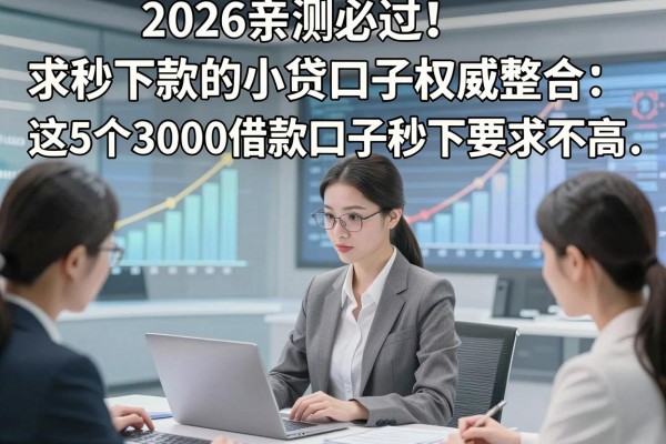 2026亲测必过!求秒下款的小贷口子权威整合:这5个3000借款口子秒下要求不高