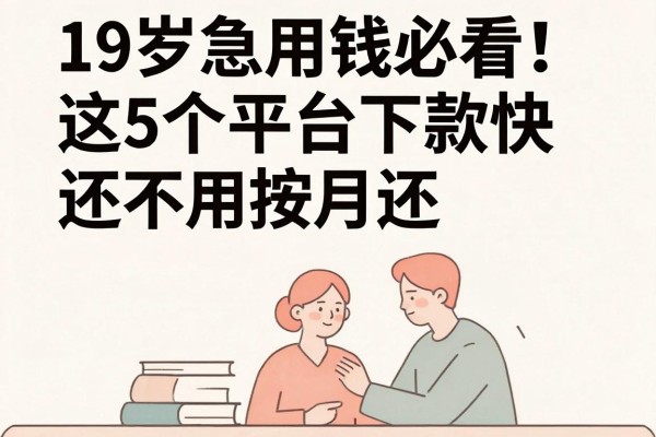 19岁急用钱必看！这5个平台下款快还不用按月还，2026年最新整理