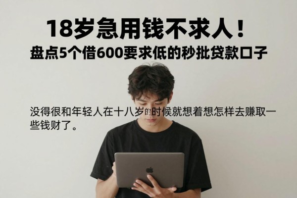 18岁急用钱不求人！盘点5个借6000要求低的秒批贷款口子
