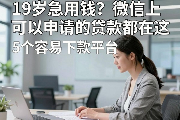 19岁急用钱?微信上可以申请的贷款都在这,5个容易下款平台实测