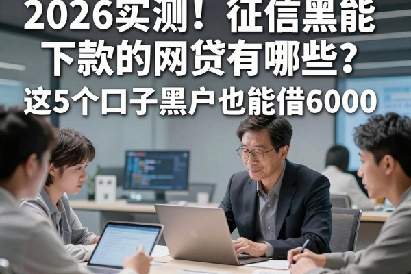 2026实测!征信黑能下款的网贷有哪些?这5个口子黑户也能借6000