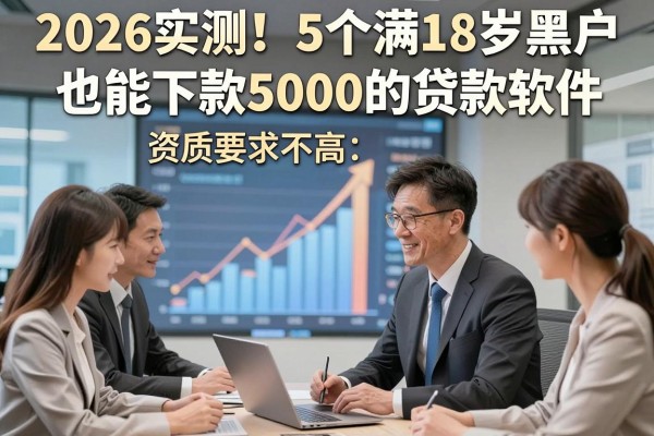 2026实测!5个满18岁黑户也能下款5000的贷款软件,资质要求不高