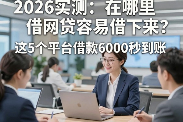 2026实测：在哪里借网贷容易借下来？这5个平台借款6000秒到账