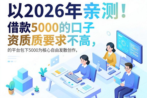 2026年亲测!这五个借款5000的口子资质要求不高,堪称无需门槛贷款的平台包下5000