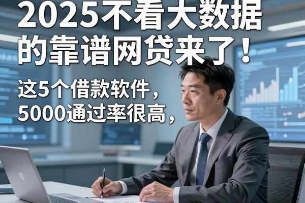 2025不看大数据的靠谱网贷来了!这5个借款软件,5000通过率很高