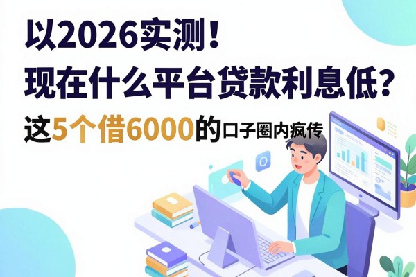 2026实测！现在什么平台贷款利息低？这5个借6000的口子圈内疯传