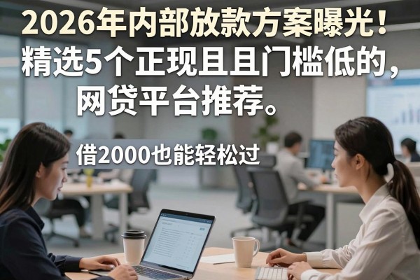 2026年内部放款方案曝光!精选5个正规且门槛低的网贷平台推荐,借2000也能轻松过