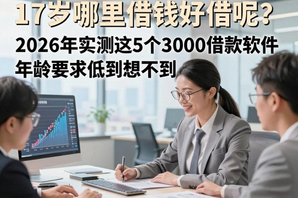 17岁哪里借钱好借呢?2026年实测这5个3000借款软件,年龄要求低到想不到!