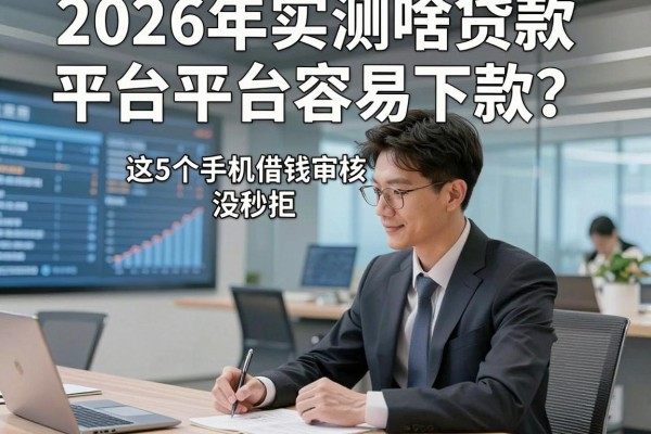 2026年实测啥贷款平台容易下款？这5个手机借钱审核没秒拒