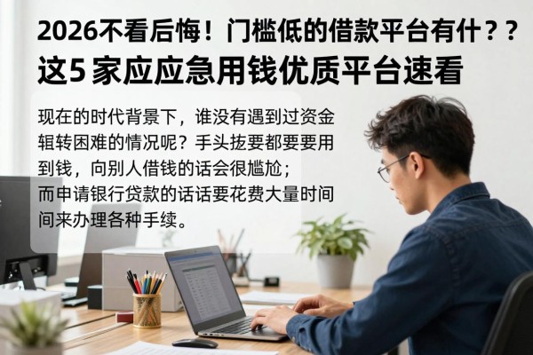 2026不看后悔！门槛低的借款平台有什么？这5家应急用钱优质平台速看
