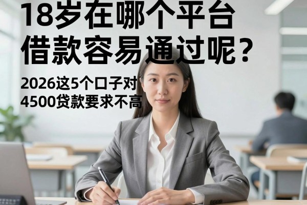 18岁在哪个平台借款容易通过呢？2026这5个口子对4500贷款要求不高，超合适！