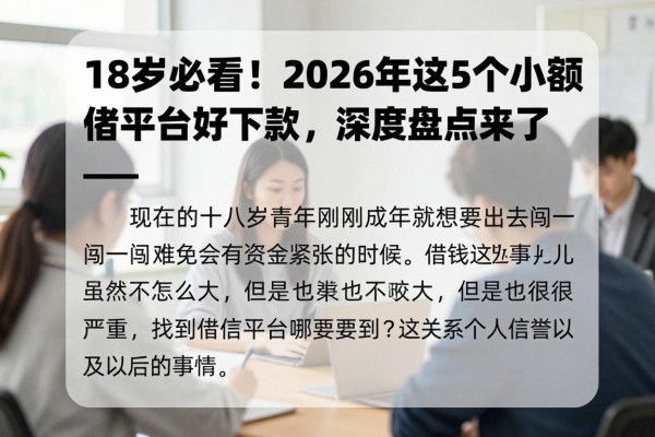 18岁必看!2026年这5个小额借款平台好下款,深度盘点来了