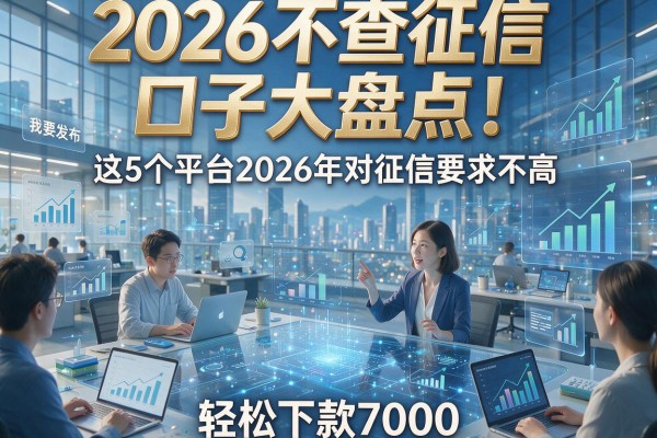 2026不查征信口子大盘点！这5个平台2026年对征信要求不高，轻松下款7000