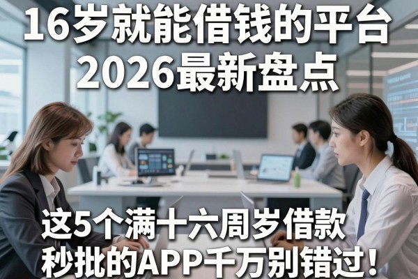 16岁就能借钱的平台2026最新盘点,这5个满十六周岁借款秒批的APP千万别错过