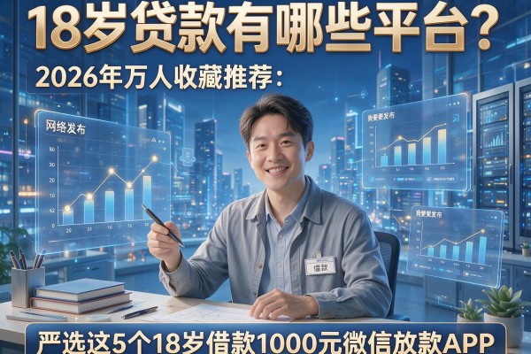 18岁贷款有哪些平台？2026年万人收藏推荐：严选这5个18岁借款1000元微信放款APP！