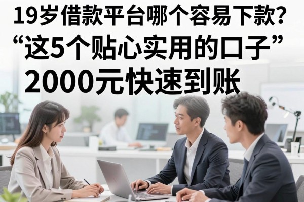 19岁借款平台哪个容易下款?这5个贴心实用的口子,2000元快速到账!