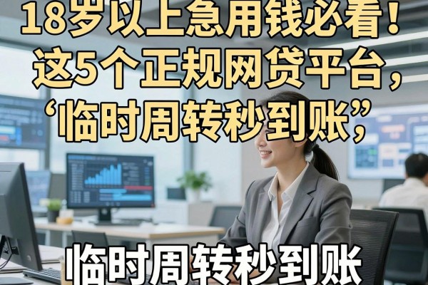 18岁以上急用钱必看!这5个正规网贷平台,临时周转秒到账