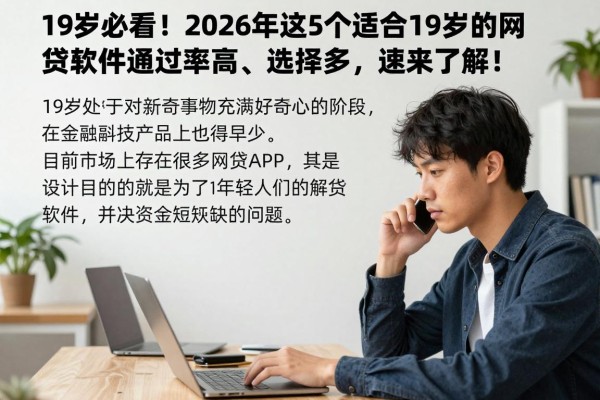 19岁必看！2026年这5个适合19岁的网贷软件通过率高、选择多，速来了解！