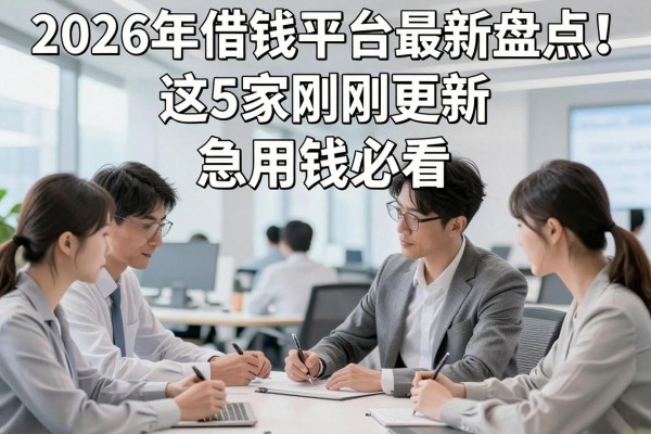 2026年借钱平台最新盘点！这5家刚刚更新，急用钱必看！