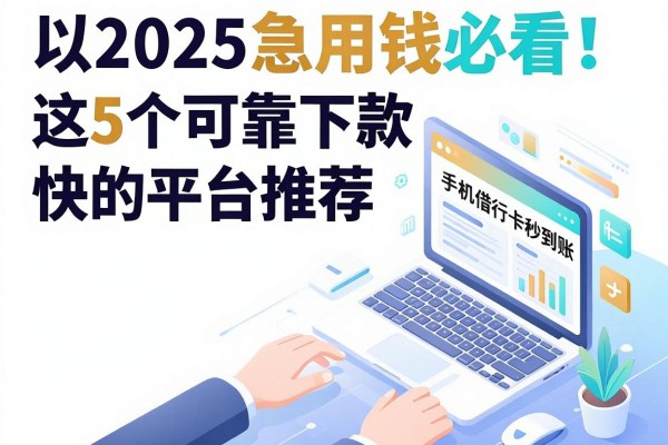 2025急用钱必看!这5个可靠下款快的平台推荐,手机借钱绑银行卡秒到账