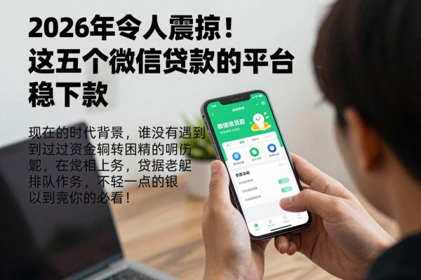 2026年令人震惊！这五个用微信贷款的平台稳下款，借钱必看